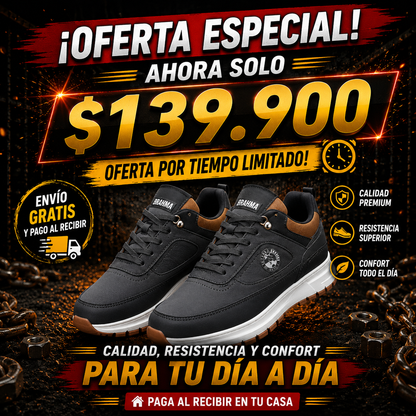 🔥 ¡ÚLTIMAS UNIDADES!  ZAPATOS  BRAHMA®